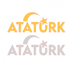 ATATÜRK YAZI 15cm ATATÜRK YAZI 15cm