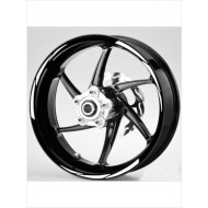 Motosiklet Jant Şeridi Reflektif Gri Üniversal