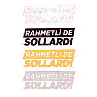 RAHMETLİDE SOLLARDI 15x5cm RAHMETLİDE SOLLARDI 15x5cm