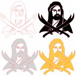 Zülfikar Kılıcı 13x13cm M-2 Zülfikar Kılıcı 13x13cm M-2