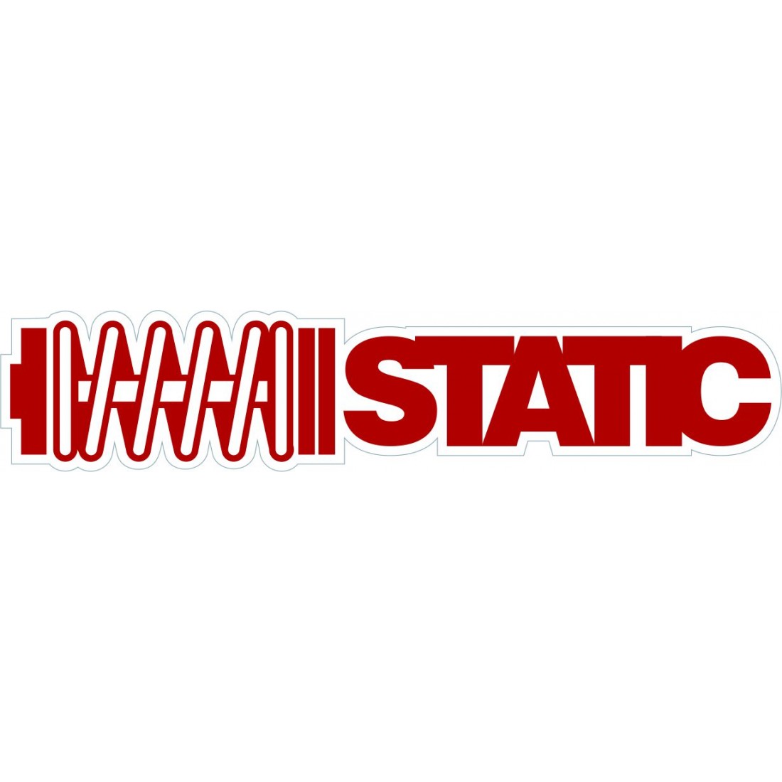 Stat Red Sticker STATİC STİCKER 20x5cm KIRMIZI
