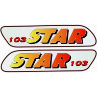 PEJO 103 STAR DEPO ETİKET TAKIMI PEJO 103 STAR DEPO ETİKET TAKIMI